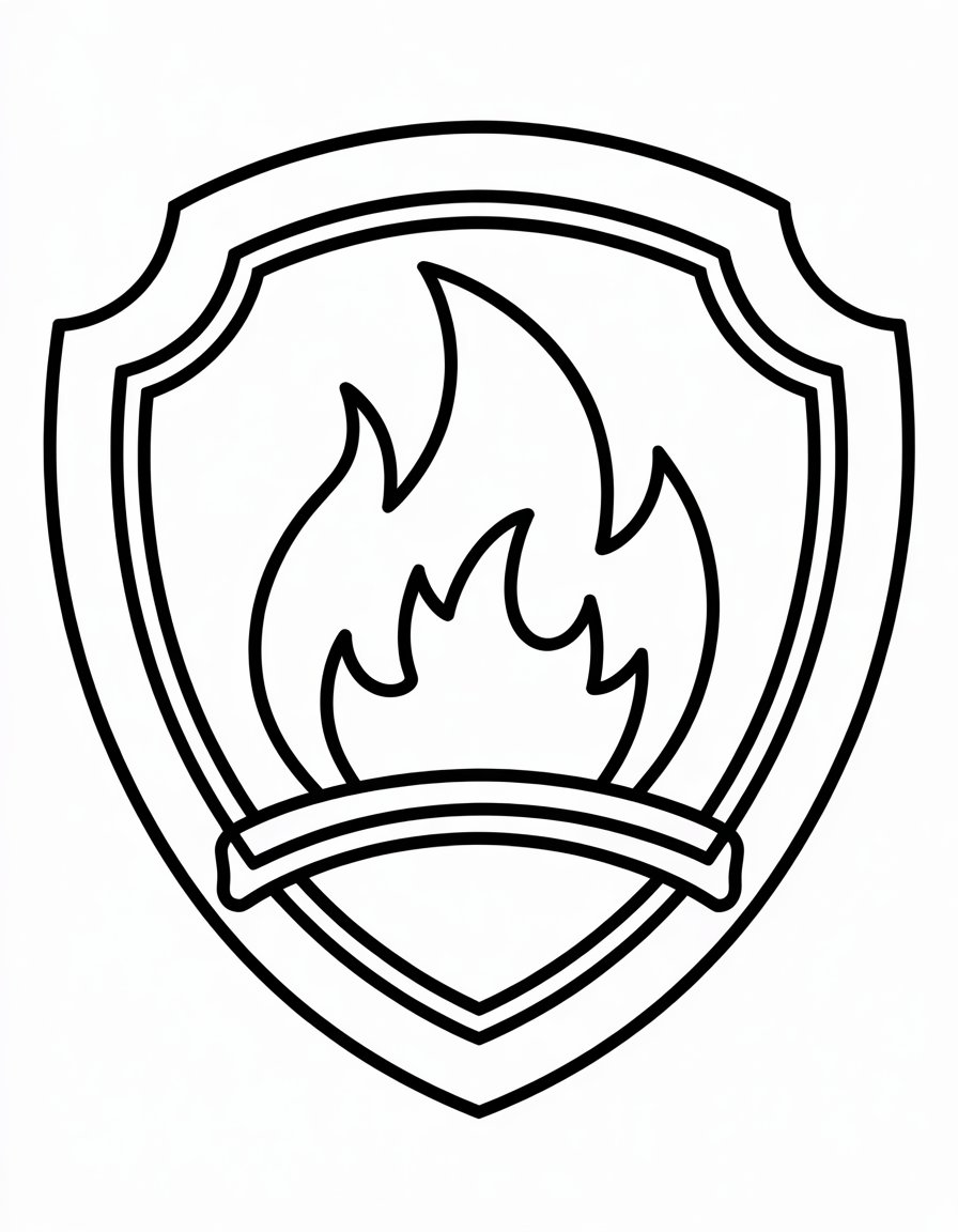 Marshall's Fire Badge